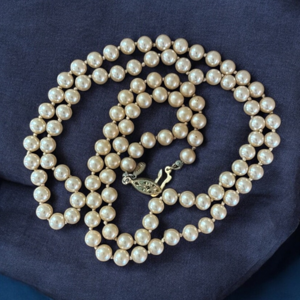 Napier Pearl Necklace Vintage